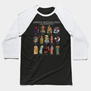 Gods of Greek mythology Baseball T-Shirt